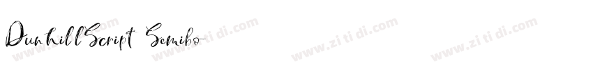 DunhillScript Semibo字体转换 DunhillScript Semibo字体转换